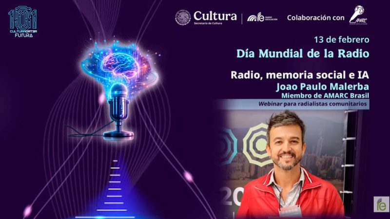 Radio, memoria social e inteligencia artificial: un seminario web latinoamericano aborda el vínculo entre las luchas sociales y las tecnologías.